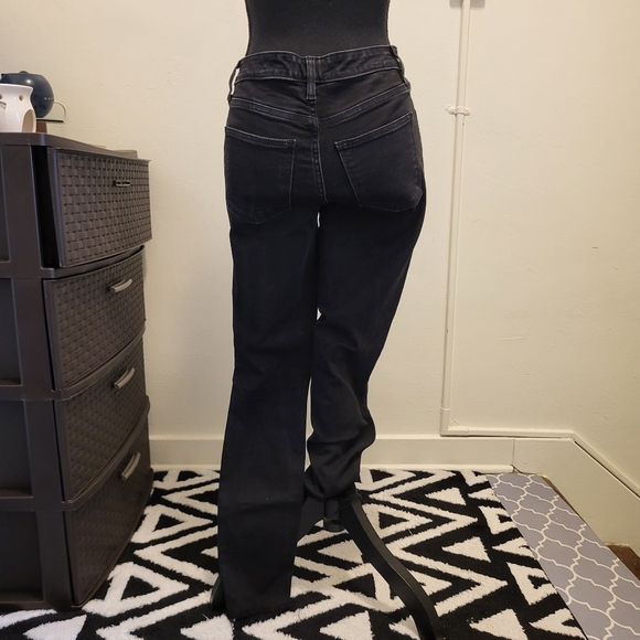 Black Skinny Leg Ripped Jeans - Picture 3 of 5